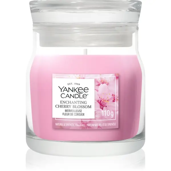 Yankee Candle Yankee Candle Enchanting Cherry Blossom ароматна свещ Signature 110 гр.
