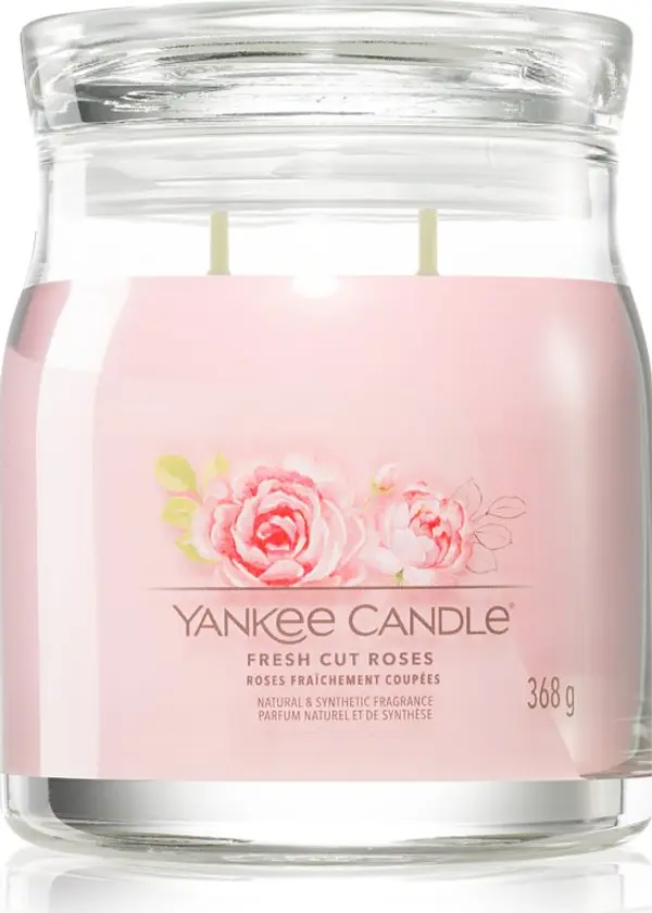 Yankee Candle Yankee Candle Fresh Cut Roses ароматна свещ 368 гр.