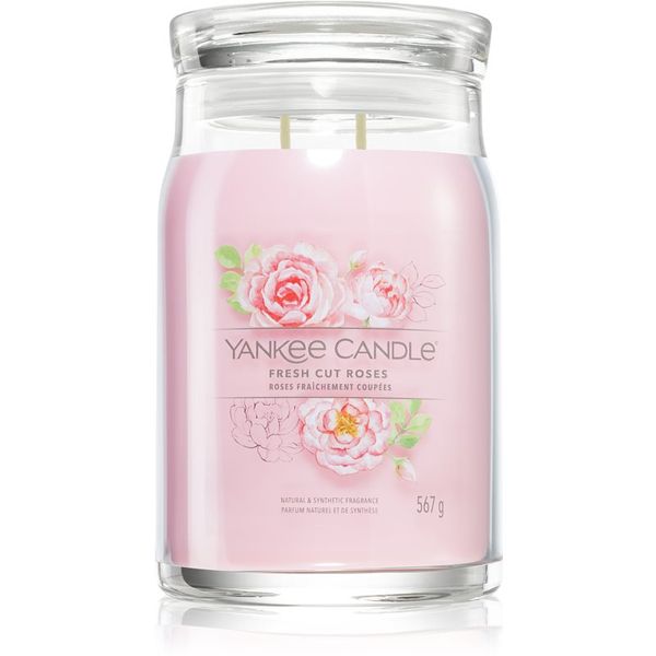 Yankee Candle Yankee Candle Fresh Cut Roses ароматна свещ Signature 567 гр.