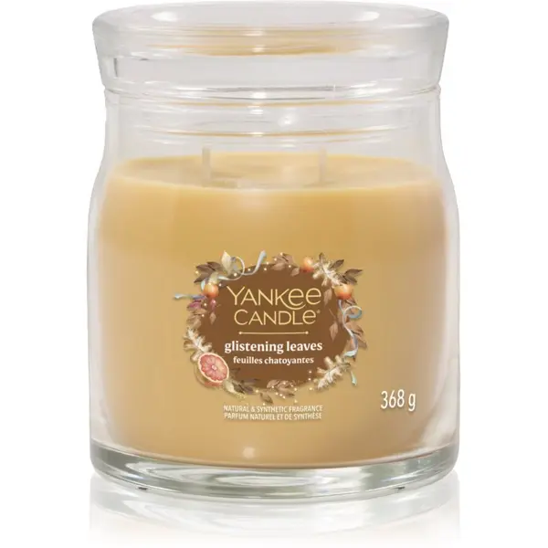 Yankee Candle Yankee Candle Glistening Leaves ароматна свещ Signature 368 гр.