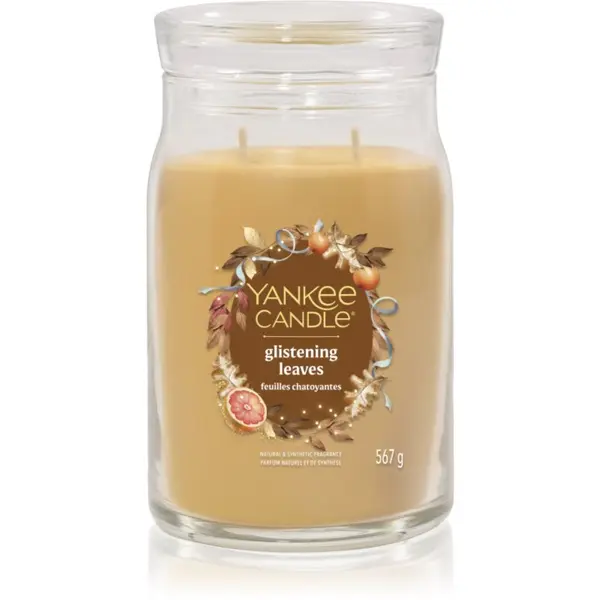 Yankee Candle Yankee Candle Glistening Leaves ароматна свещ Signature 567 гр.