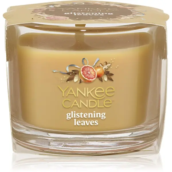 Yankee Candle Yankee Candle Glistening Leaves вотивна свещ glass 37 гр.