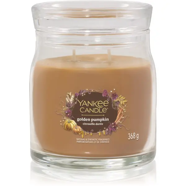 Yankee Candle Yankee Candle Golden Pumpkin ароматна свещ Signature 368 гр.