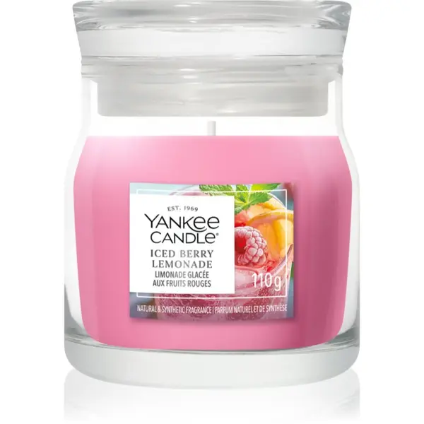 Yankee Candle Yankee Candle Iced Berry Lemonade ароматна свещ Signature 110 гр.