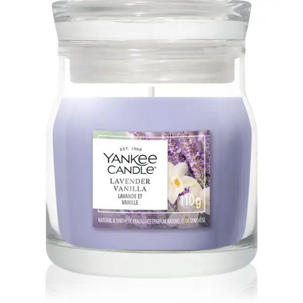 Yankee Candle Yankee Candle Lavender Vanilla ароматна свещ Signature 110 гр.