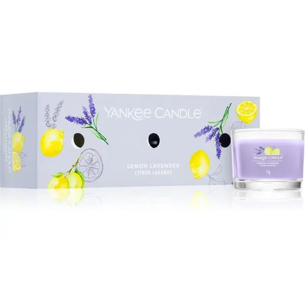 Yankee Candle Yankee Candle Lemon Lavender подаръчен комплект 3x37 гр.