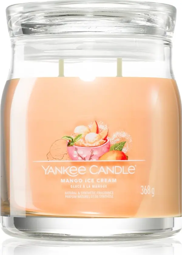 Yankee Candle Yankee Candle Mango Ice Cream ароматна свещ Signature 368 гр.