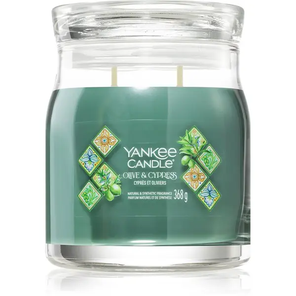 Yankee Candle Yankee Candle Olive & Cypress ароматна свещ 368 гр.