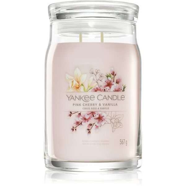 Yankee Candle Yankee Candle Pink Cherry & Vanilla ароматна свещ Signature 567 гр.