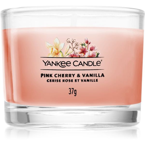 Yankee Candle Yankee Candle Pink Cherry & Vanilla вотивна свещ glass 37 гр.
