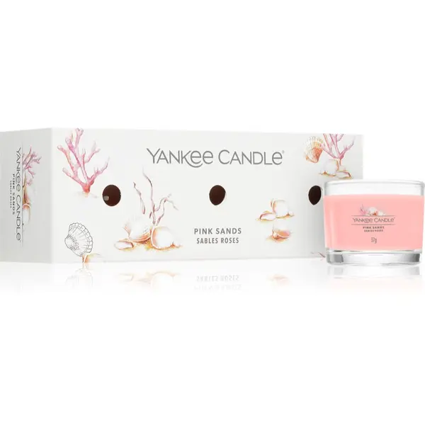 Yankee Candle Yankee Candle Pink Sands подаръчен комплект 3x37 гр.
