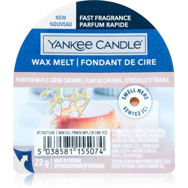 Yankee Candle Yankee Candle Pumpkin Maple Crème Caramel восък за арома-лампа Signature 22 гр.
