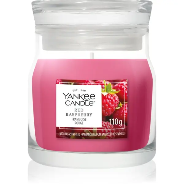 Yankee Candle Yankee Candle Red Raspberry ароматна свещ Signature 110 гр.