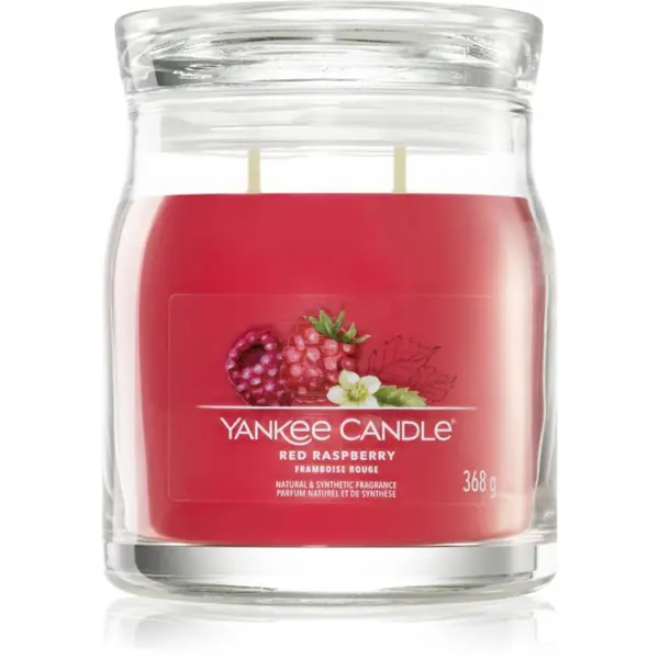 Yankee Candle Yankee Candle Red Raspberry ароматна свещ Signature 368 гр.