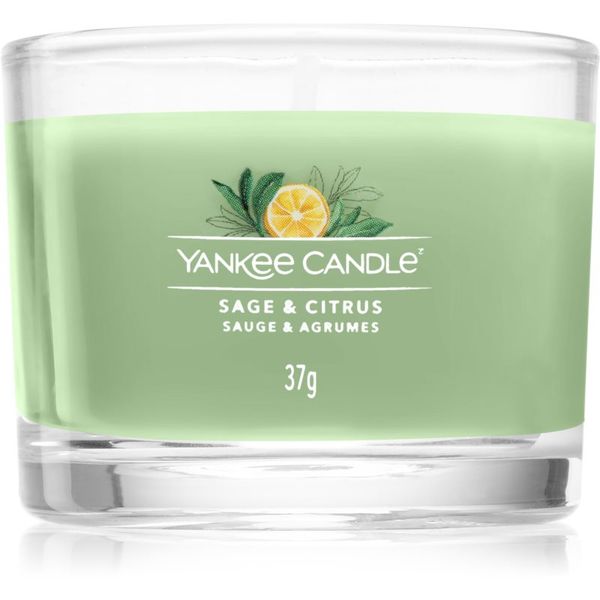 Yankee Candle Yankee Candle Sage & Citrus вотивна свещ Signature 37 гр.