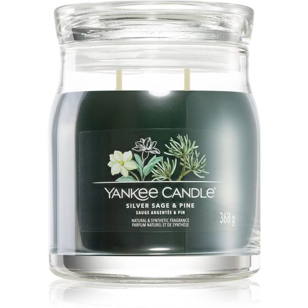 Yankee Candle Yankee Candle Silver Sage & Pine ароматна свещ Signature 368 гр.