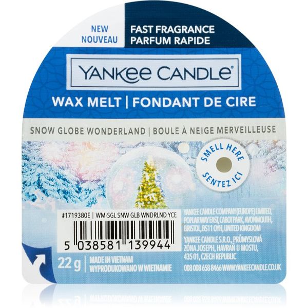 Yankee Candle Yankee Candle Snow Globe Wonderland Wax Melt восък за арома-лампа 22 гр.