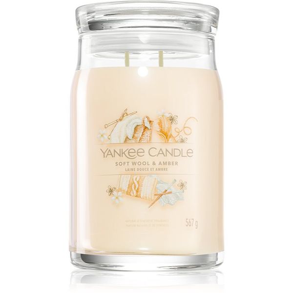 Yankee Candle Yankee Candle Soft Wool & Amber ароматна свещ 567 гр.
