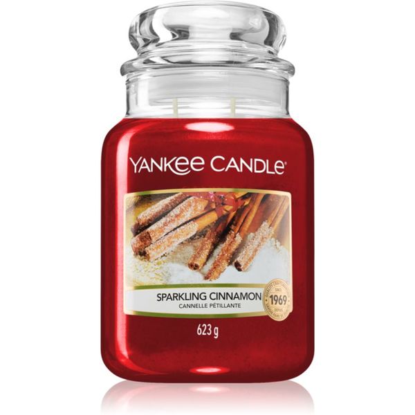Yankee Candle Yankee Candle Sparkling Cinnamon ароматна свещ Classic голяма 623 гр.