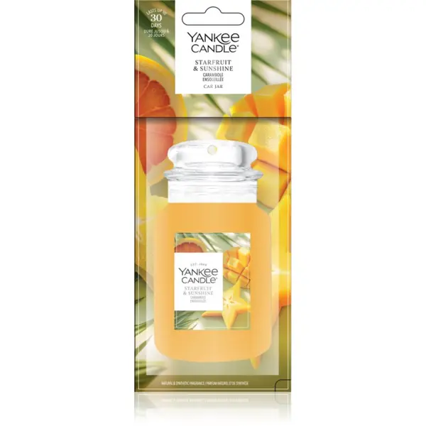 Yankee Candle Yankee Candle Starfruit & Sunshine ароматизатор за кола 1 бр.