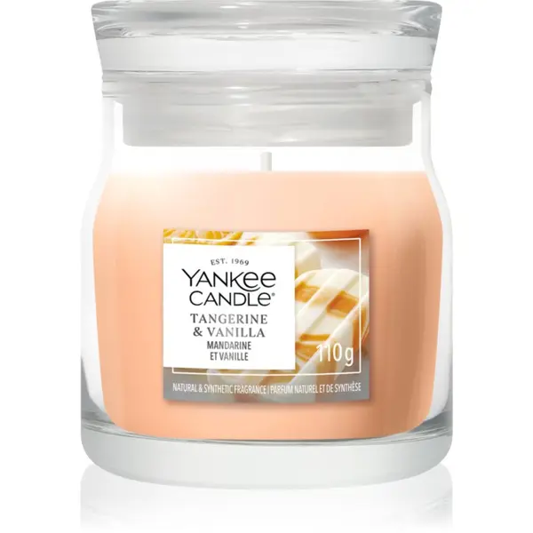 Yankee Candle Yankee Candle Tangerine & Vanilla ароматна свещ Signature 110 гр.