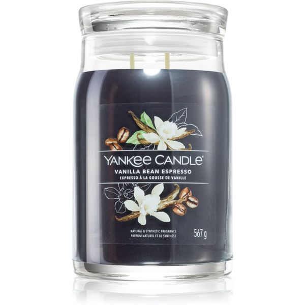 Yankee Candle Yankee Candle Vanilla Bean Espresso ароматна свещ Signature 567 гр.