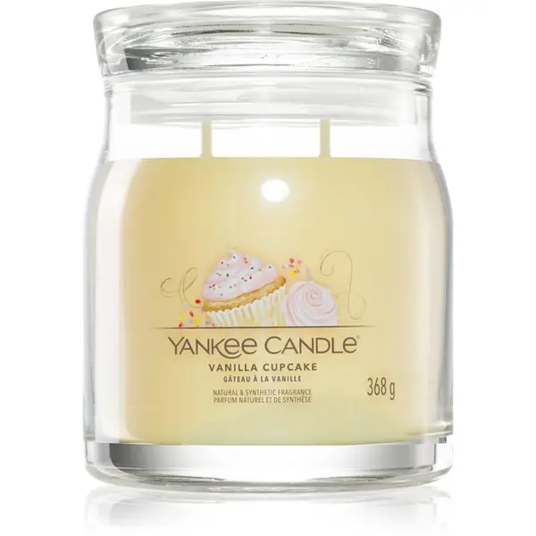 Yankee Candle Yankee Candle Vanilla Cupcake ароматна свещ Signature 368 гр.