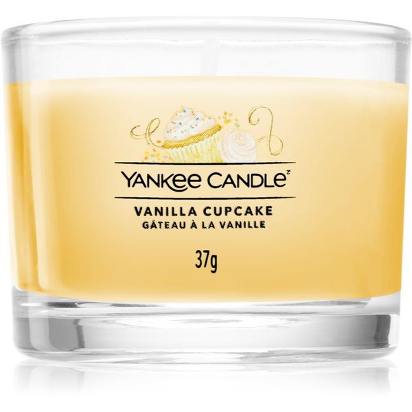 Yankee Candle Yankee Candle Vanilla Cupcake вотивна свещ glass 37 гр.