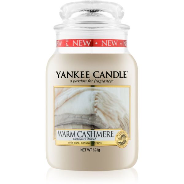Yankee Candle Yankee Candle Warm Cashmere ароматна свещ  Classic голяма 623 гр.