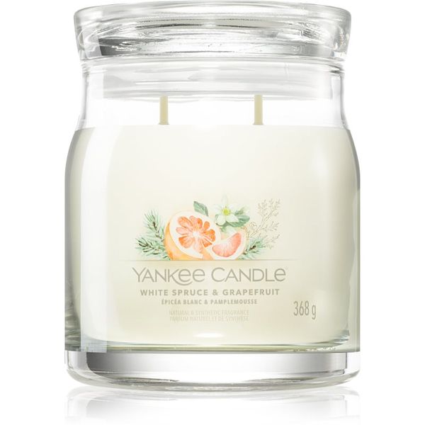 Yankee Candle Yankee Candle White Spruce & Grapefruit ароматна свещ 368 гр.