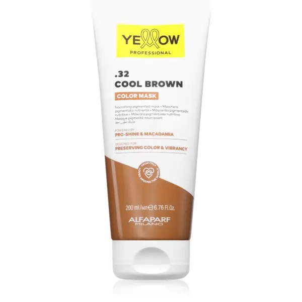 Yellow Professional Yellow Professional Color Mask Възстановяваща цветна маска цвят .32 Cool Brown 200 мл.