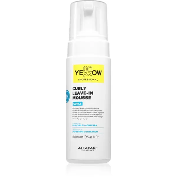 Yellow Professional Yellow Professional Curls Curly Leave-in Mousse грижа без отмиване за къдрава коса 160 мл.
