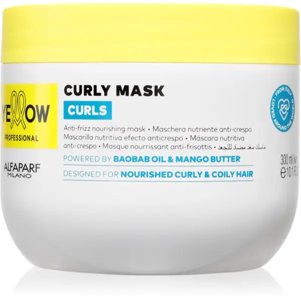 Yellow Professional Yellow Professional Curls Curly Mask маска за чуплива и къдрава коса 300 мл.