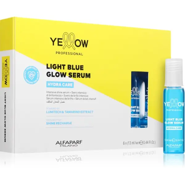 Yellow Professional Yellow Professional Hydra Care Light Blue Serum озаряващ серум за всички видове коса 6x13 мл.