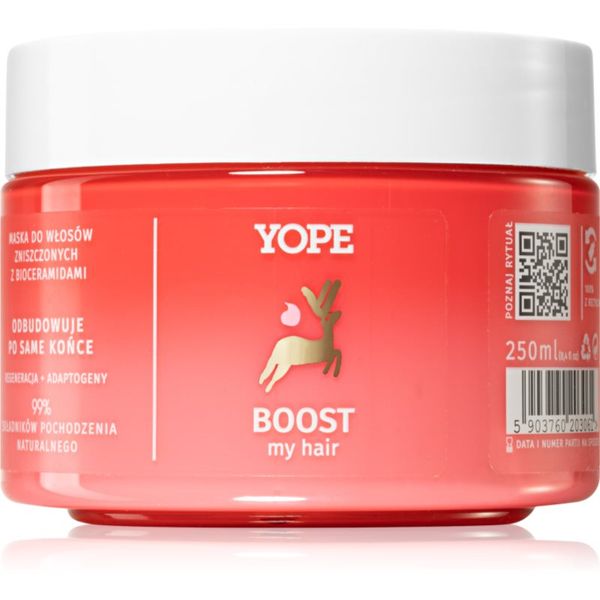 Yope Yope BOOST my hair възстановяваща маска за увредена коса 250 мл.
