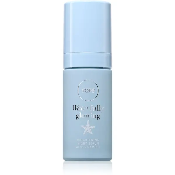 Yope Yope Waterfully Glowing Brightening Night Serum озаряващ серум с витамин С 30 мл.