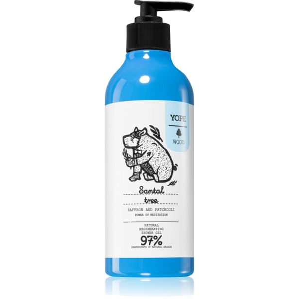 Yope Yope Wood Sandal Tree регенериращ душ гел 400 мл.