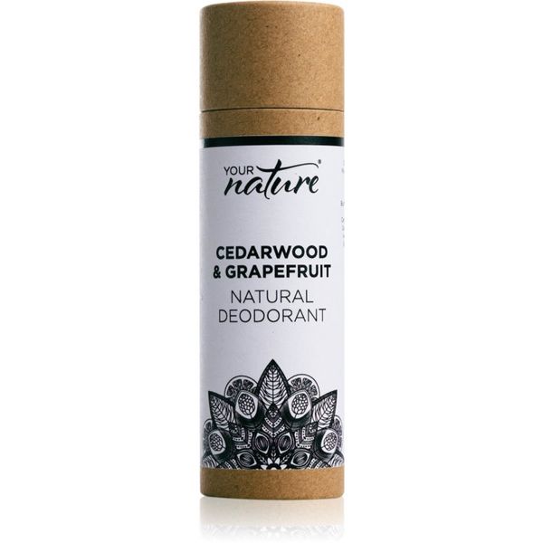 Your Nature Your Nature Natural Deodorant дезодорант стик Cedarwood & Grapefruit 70 гр.