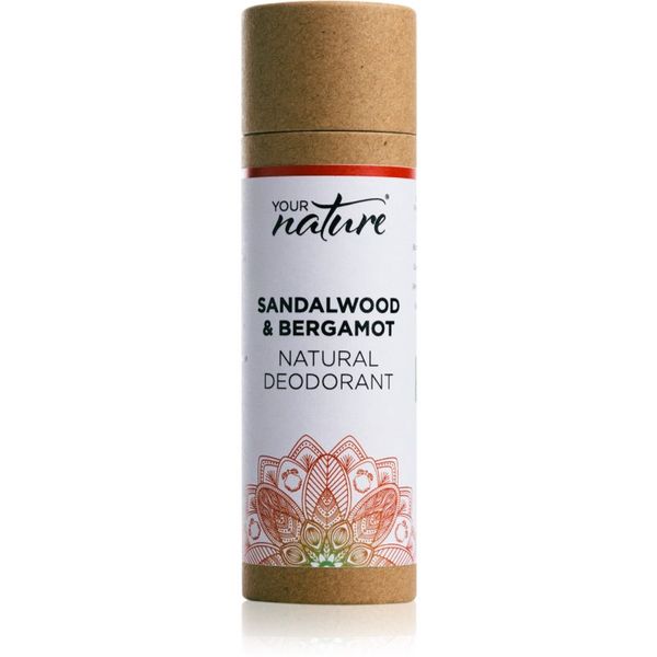 Your Nature Your Nature Natural Deodorant дезодорант стик Sandalwood & Bergamot 70 гр.