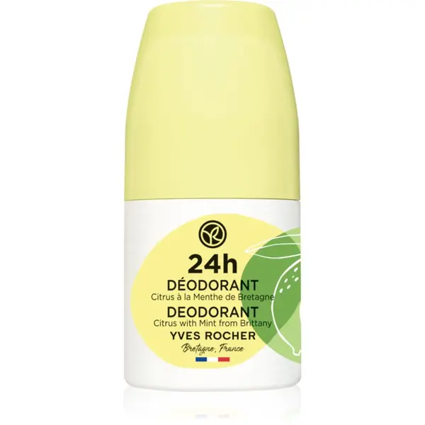 Yves Rocher Yves Rocher 24 H дезодорант roll-on Citrus & Mint 50 мл.