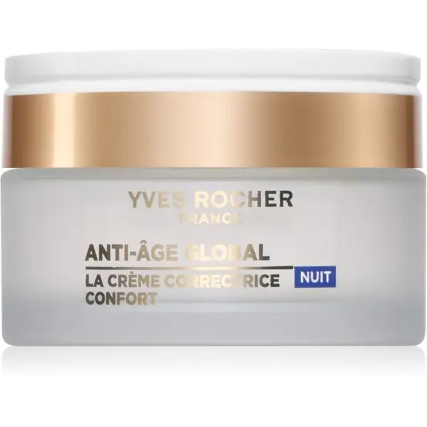 Yves Rocher Yves Rocher Anti-Age Global нощен регенериращ крем против бръчки 50 мл.