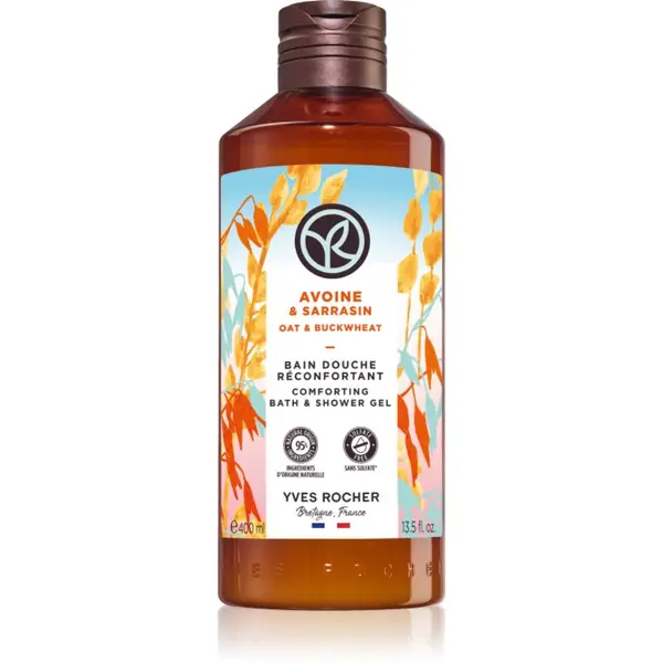 Yves Rocher Yves Rocher Bain de Nature душ гел - грижа Oat & Buckwheat 400 мл.