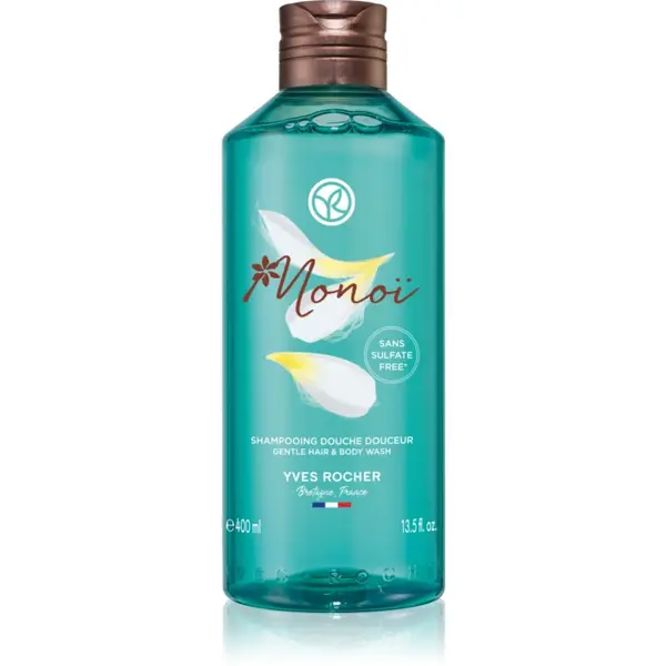 Yves Rocher Yves Rocher Monoi de Tahiti душ гел за тяло и коса 400 мл.
