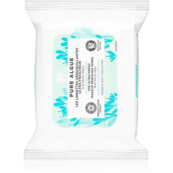 Yves Rocher Yves Rocher Pure Algue кърпички за почистване на грим 20 бр.