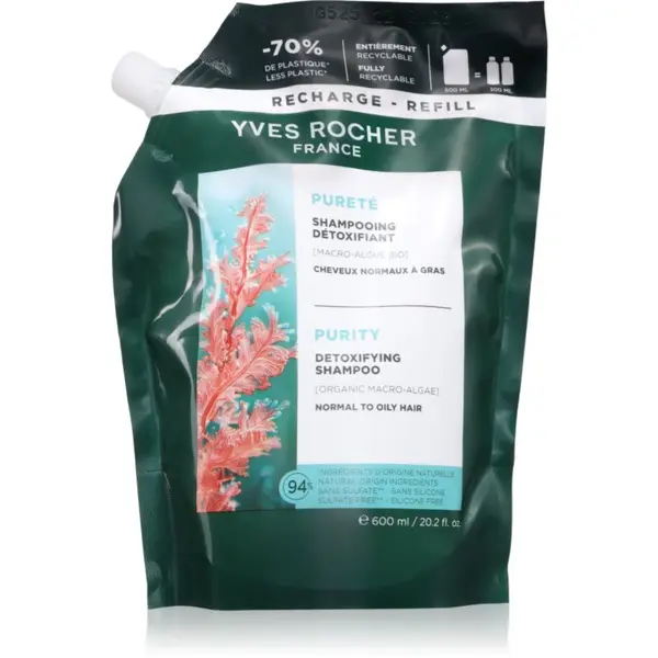 Yves Rocher Yves Rocher Pureté почистващ детоксикиращ шампоан 600 мл.