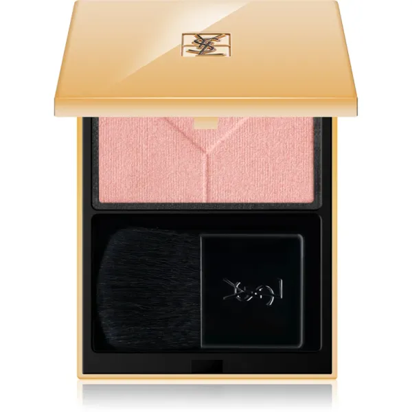 Yves Saint Laurent Yves Saint Laurent Couture Highlighter пудров озарител с метален блясък цвят 2 Or Rose 3 гр.