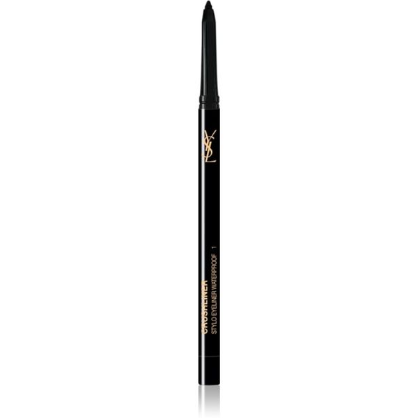 Yves Saint Laurent Yves Saint Laurent Crush Liner молив за очи цвят 01 Black