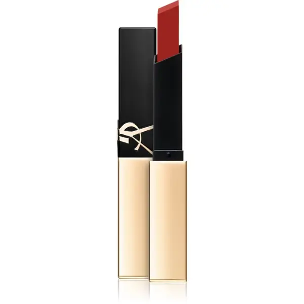 Yves Saint Laurent Yves Saint Laurent Rouge Pur Couture The Slim тънко матиращо червило с кожен ефект цвят 2.2 гр.