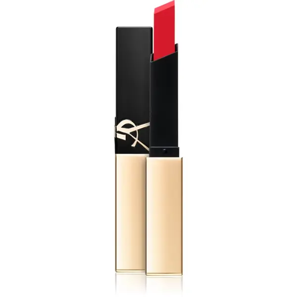 Yves Saint Laurent Yves Saint Laurent Rouge Pur Couture The Slim тънко матиращо червило с кожен ефект цвят 2.2 гр.