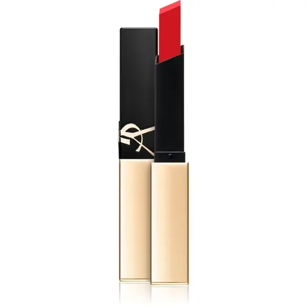Yves Saint Laurent Yves Saint Laurent Rouge Pur Couture The Slim тънко матиращо червило с кожен ефект цвят 21 2.2 гр.